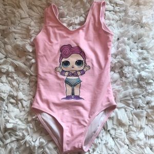 Pink Lol dolls swimwear